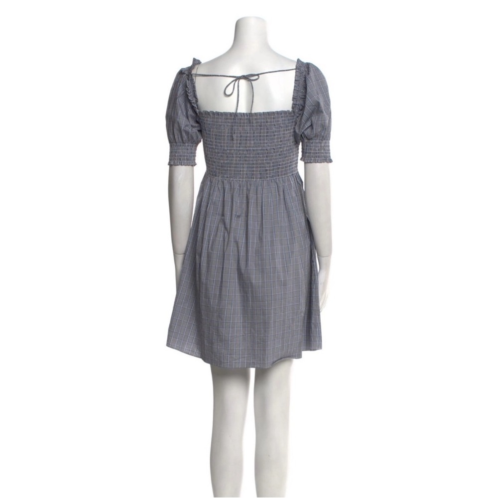 Hill House Gray Tartan Mini Dress - Picture 2 of 10